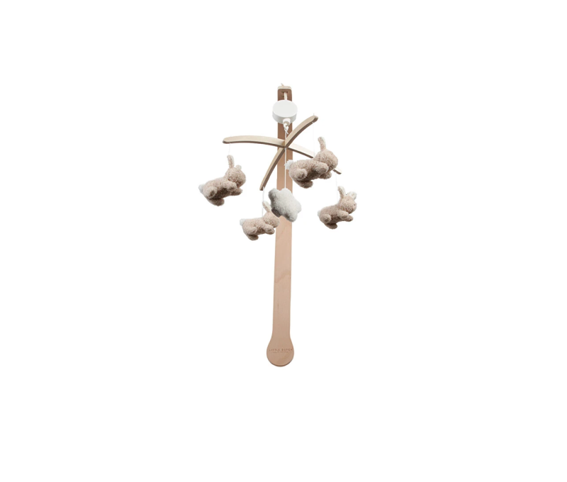 Mobile musical Bunny LITTLE DUTCH apaisant et décoratif pour chambre bébé à Marseille