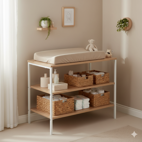 Tables à langer pratiques sécurisées ergonomiques design modernes pour offrir confort hygiène et organisation lors de chaque change